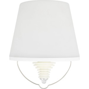 REV Ritter LED Flaschenleuchte Lamprusco, Akku, weiß-silber, für stimmungsvolle Außen-Dekobeleuchtung.