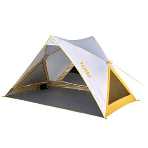 TAMBU Strandmuschel BARGA 210 x 148 x 122 cm UPF 80 mit Instant Aufbau