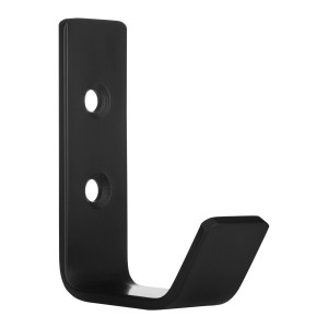 SOTECH Kleiderhaken LOXTEN 60 x 20 x 45 mm Echt Edelstahl Schwarz