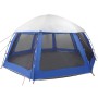 vidaXL Poolzelt mit Abnehmbarem Überzelt Netzwänden Azurblau 510x510cm 4100634