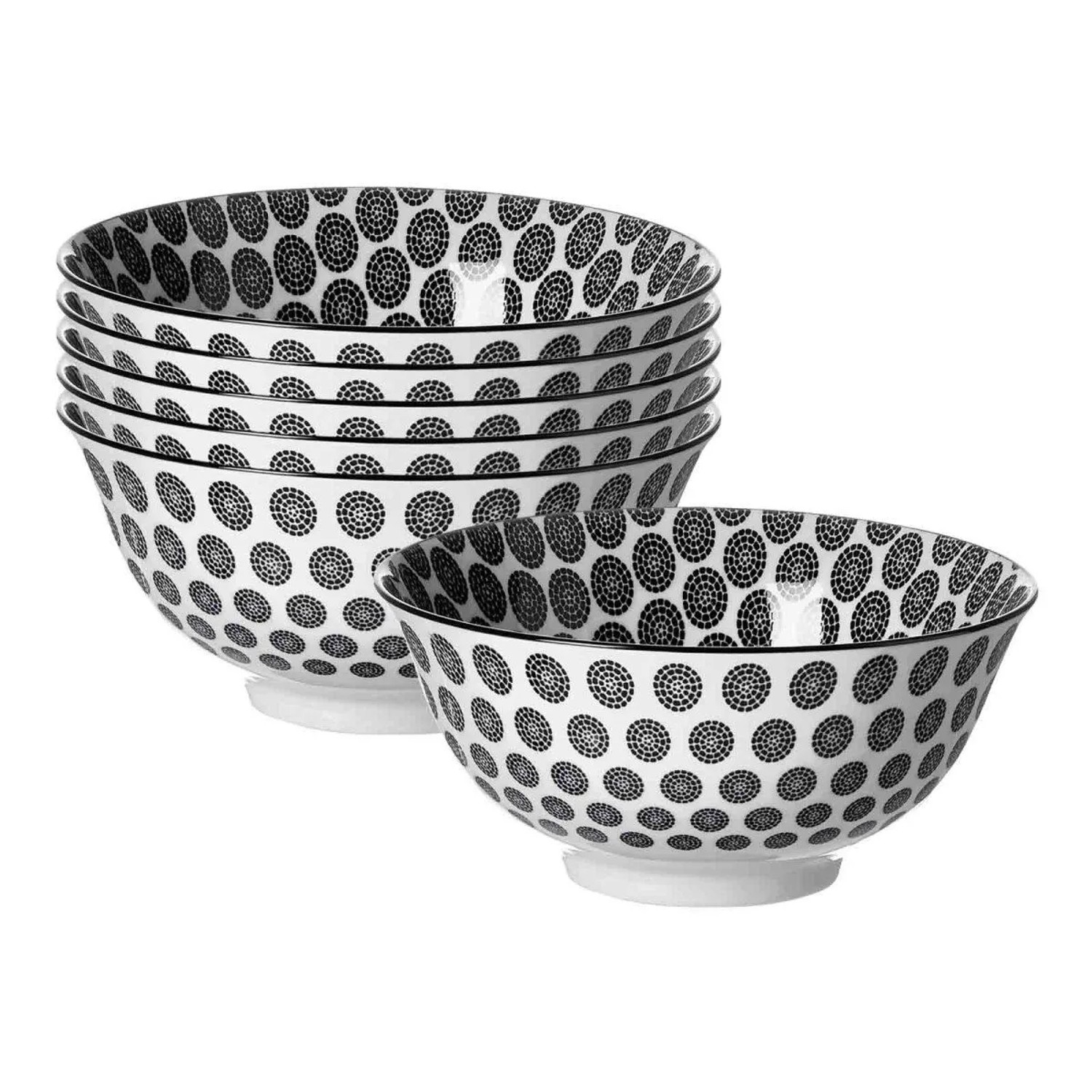 Ritzenhoff & Breker Takeo Circles Müslischale 15,5 cm 6er Set