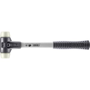 Halder Simplex Schonhammer Ø 30 mm Nylon mit Verstärktem Tempergussgehäuse und FiberglasStiel