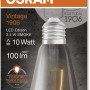 Osram E27 LED-Lampe in Edisonform, 3,4W, 100lm, Vintage-Stil. Dimmbares Leuchtmittel für stimmungsvolle Beleuchtung.