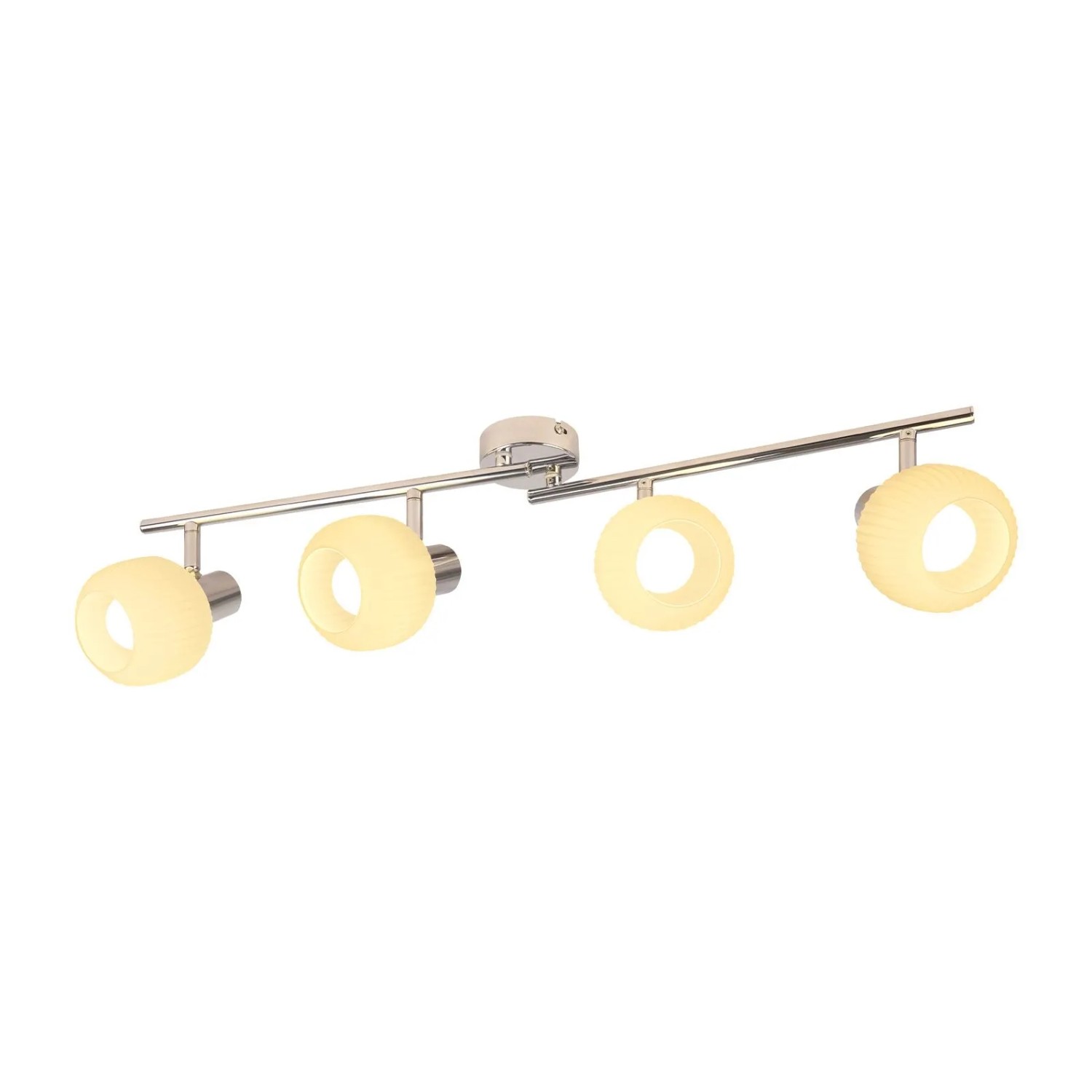 NETTLIFE Deckenstrahler aus Metal L70Weiß-2