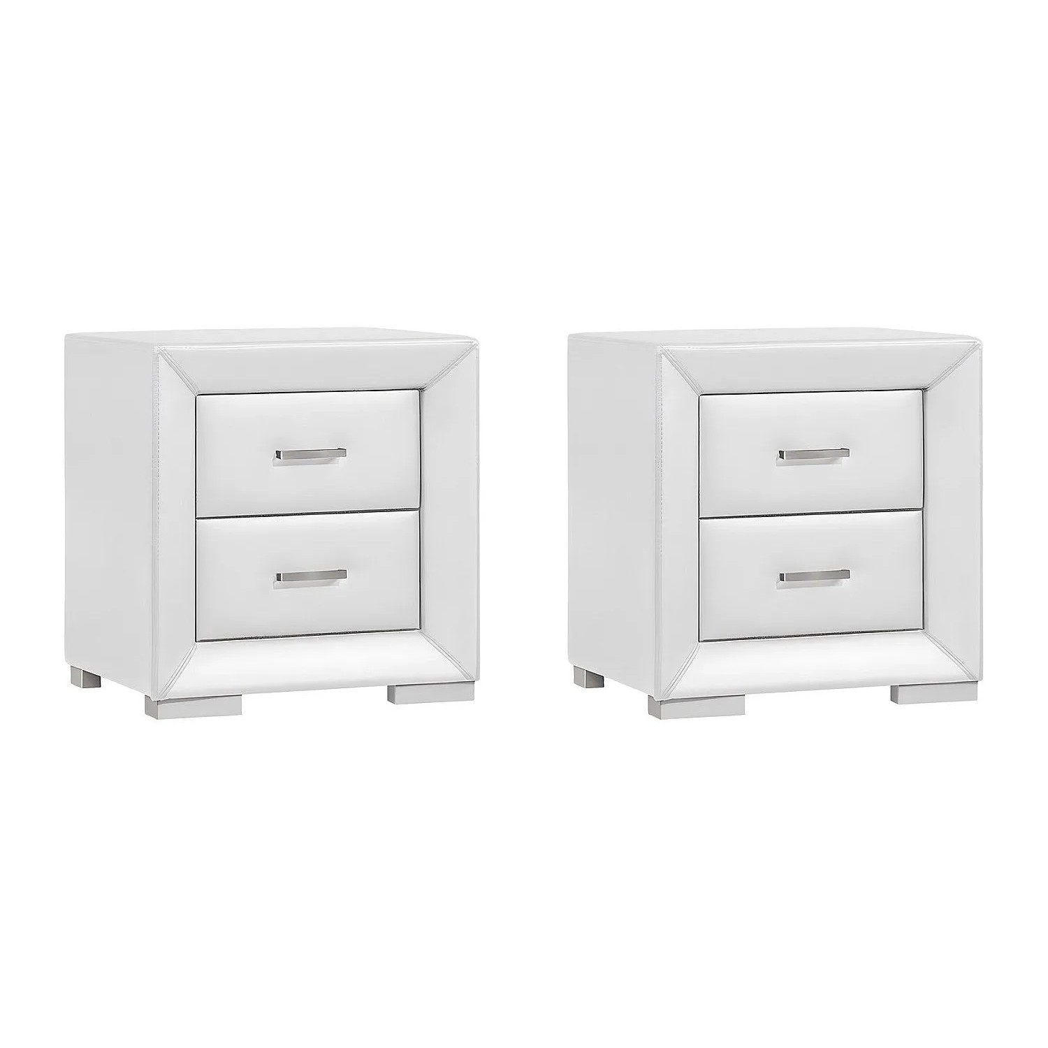Vente-unique Nachttisch Capitole Weiß 51.5 cm