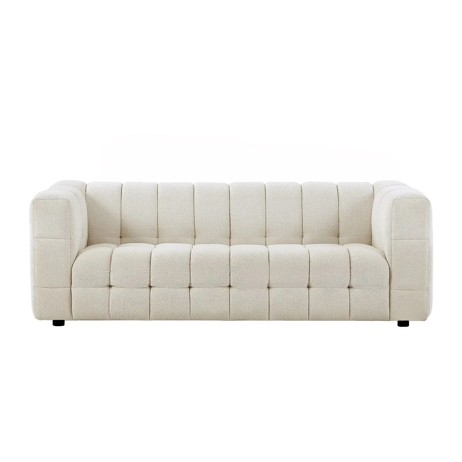 Vente-unique Sofa Ohne Schlafmöglichkeit Lerici Weiß 213 cm