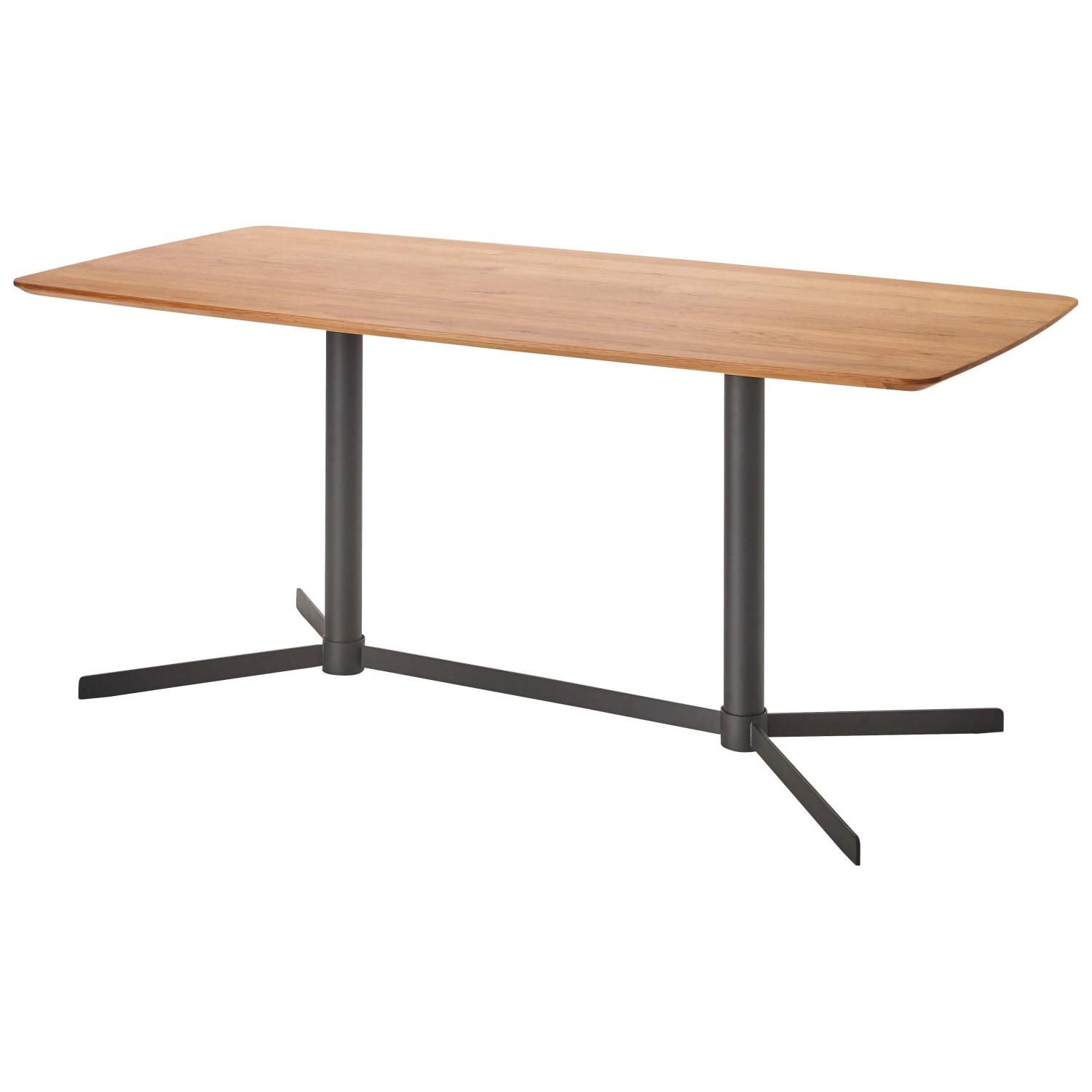 Premium Living Esstisch Valletta Schwarz/Eiche ca. 160x90x76