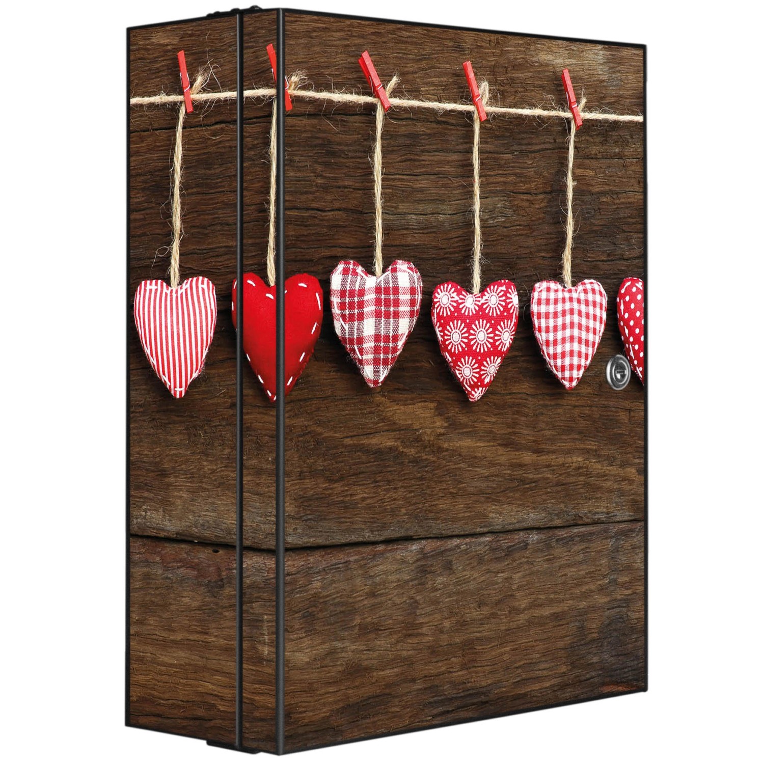 Banjado XXL Medizinschrank Abschliessbar 35x46x15cm Arzneischrank Anthrazit günstig online kaufen