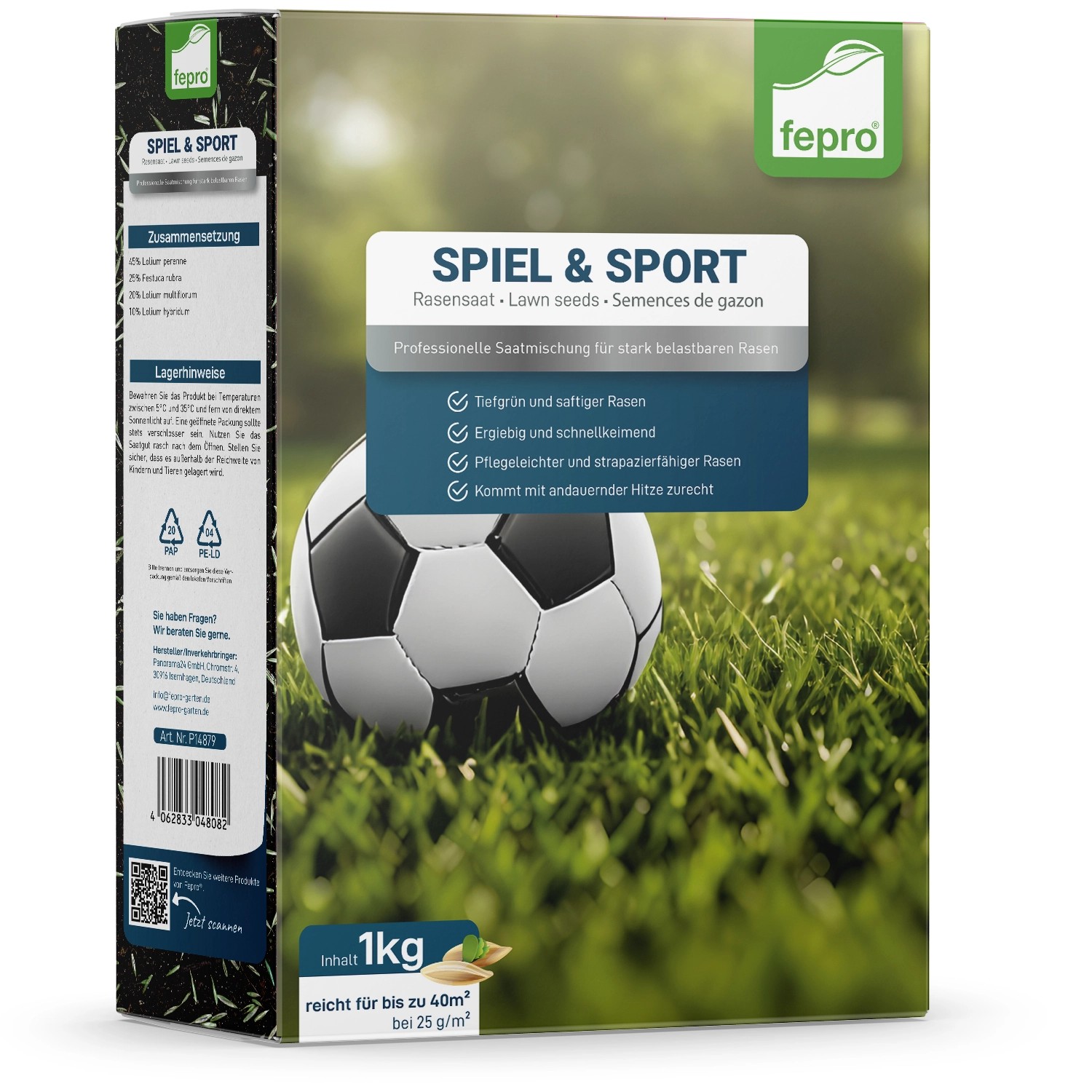 Fepro Spiel- und Sport-Rasensamen 1 kg günstig online kaufen