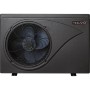 Aqualux Vesuvio Pool Wärmepumpe Standard 8 kW, schwarzes Gehäuse mit Lüfter.