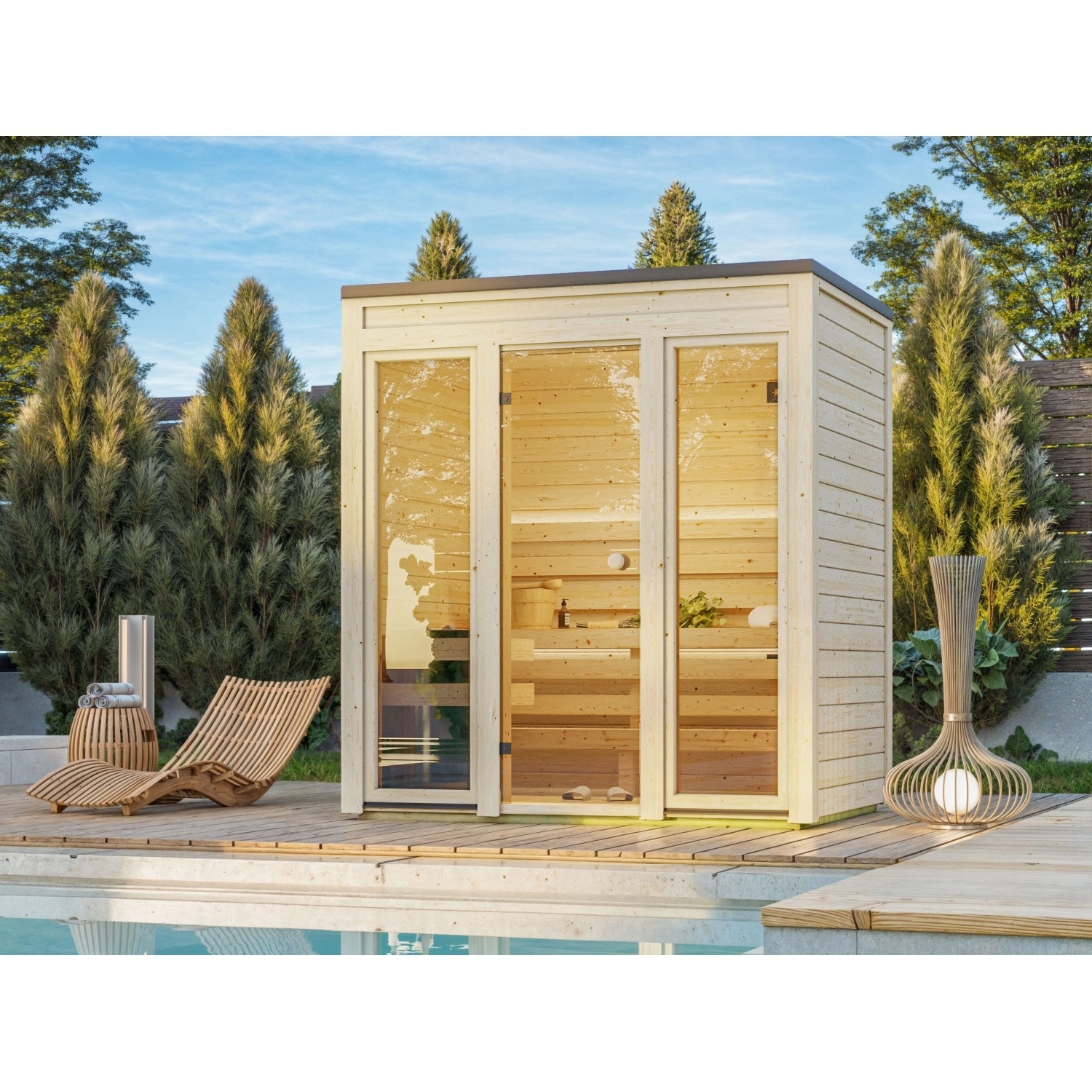 Fjordholz Mini Saunahaus Modell Otto 40 günstig online kaufen