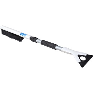 Kungs Schneebesen Tele-Is mit Teleskopstange und Eiskratzer für mühelose Schneeentfernung.