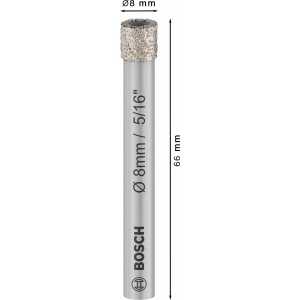 Bosch Diamantbohrer für Keramik 8 mm x 66 mm