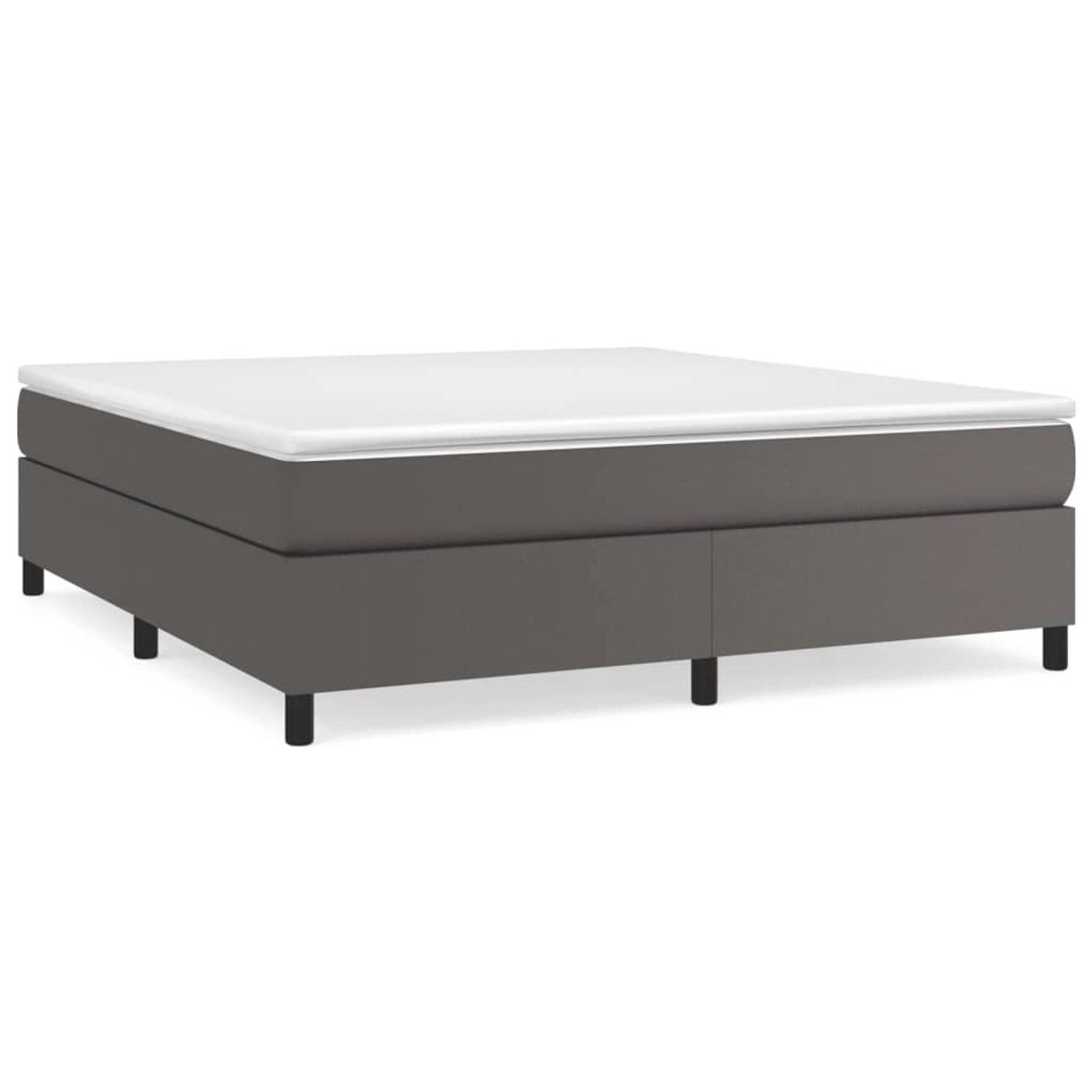 vidaXL Boxspringbett Weiß 180x200 cm Kunstleder1465987 günstig online kaufen