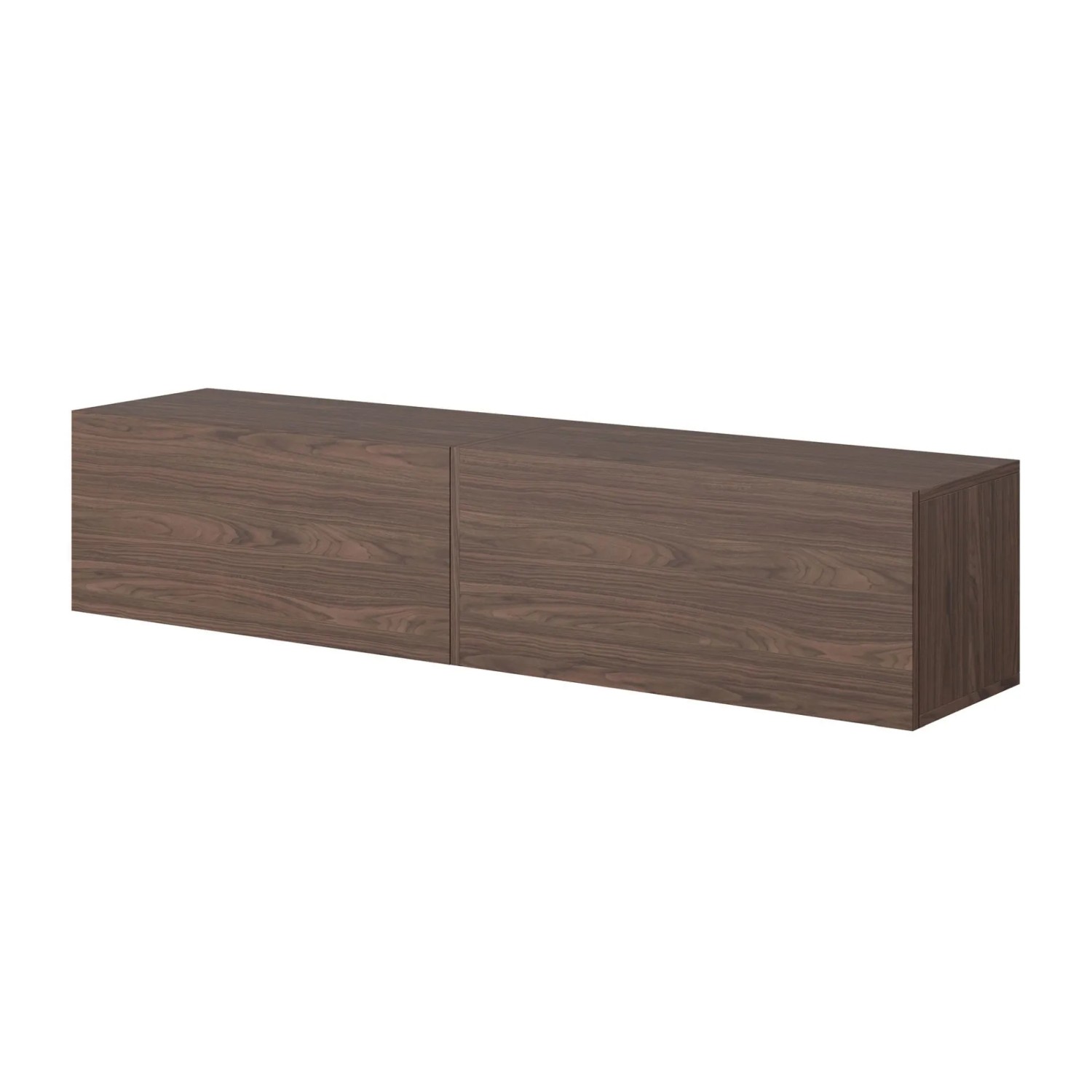 Selsey TV-Hängeboard Bisira 140 cm Holzoptik Nussbaum