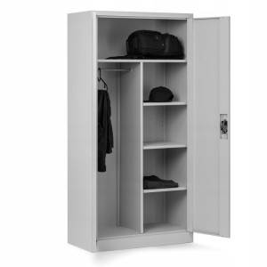 Jan Nowak Mehrzweckschrank Dawid 185 x 90 x 45 cm Grau