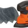 Black+Decker Mouse Dreieckschleifer KA2500K (120W) mit Zubehör und Schleifgittern.