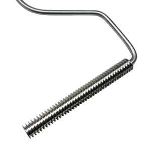 DD Composite Querrillen Entlüftungsroller, 12x100mm, aus Metall für Harze und Glasfasergewebe.