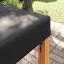 vidaXL Tischdecken Uni Schwarz 102 x 102 x 15 cm Stoff 4106083_4