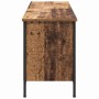 vidaXL Schuhschrank Altholz 131 x 35 x 50 cm Verbundholz und Eisen 881310_6