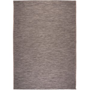 Grauer Obsession Teppich Nordic 870 mit Rautenmuster für Innen- und Außenbereiche.