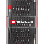 Einhell Präzisions- und Elektronik-Reparatur-Set, 66-teilig, in roter Aufbewahrungsbox.