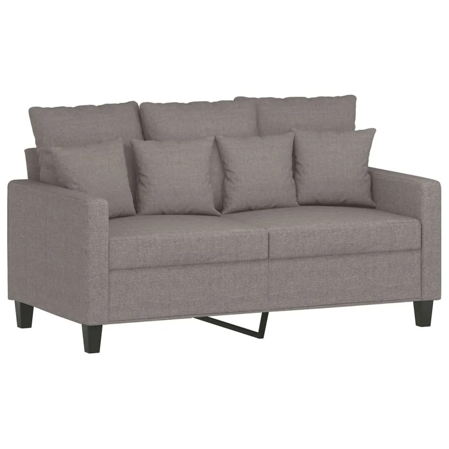 vidaXL 2-Sitzer-Sofa Taupe 120 cm Stoff 359266 günstig online kaufen