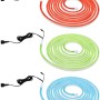 Paulmann SimpLED RGB LED Streifen für Außen, 5m, in Rot, Grün und Blau aufgerollt.