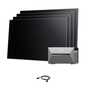 Anker SOLIX Solarbank 3 E2700 Pro Mit 4×480 Wp BC Vollschwarz-Doppelglas-Module Ohne Smart Meter