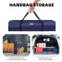 CCLIFE Campingstuhl Klappstuhl Outdoor Faltbar 100Kg Blau_5