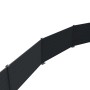 ZacAlu Zaunelement Alupanel in Anthrazit, Teil eines modularen Zaunsystems.