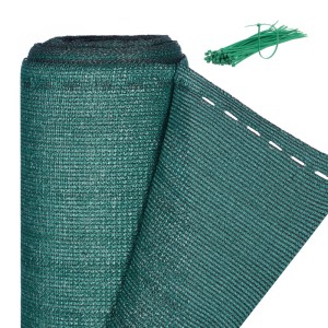 Relaxdays Zaunblende HDPE-Gewebe Dunkelgrün UV-stabilisiert 1,2 m x 10 m