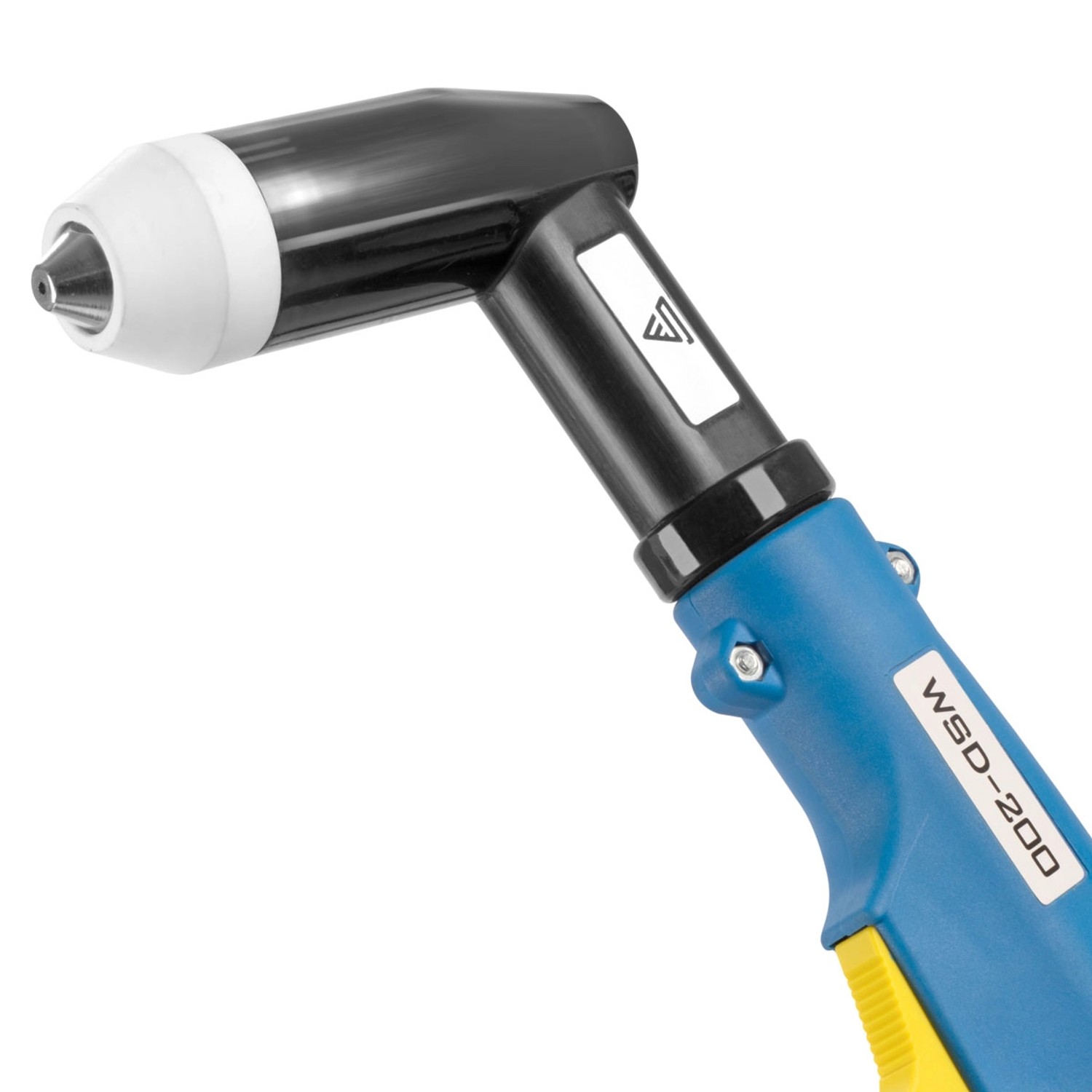 STAHLWERK WSD 200 Plasmaschneidbrenner, wassergekühlt, mit blauem Griffstück. Für Löt- & Schweißarbeiten.
