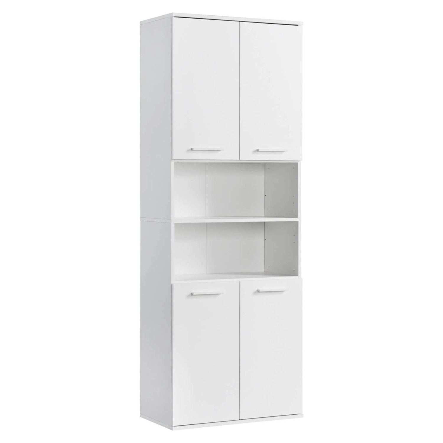 mokebo Bad Hochschrank Der Kapitän Badezimmerschrank in 180x65x34 HxBxT in cm in Weiß