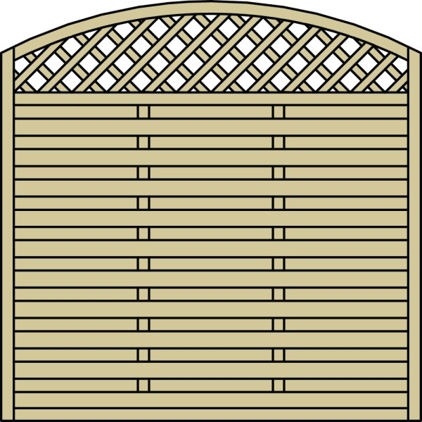 Sichtschutzzaun Holz 180x180 kaufen bei OBI
