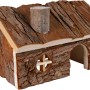 Trixie Natural Living Haus Hendrik aus Naturholz, 20x13x13 cm, für Kleintiere.