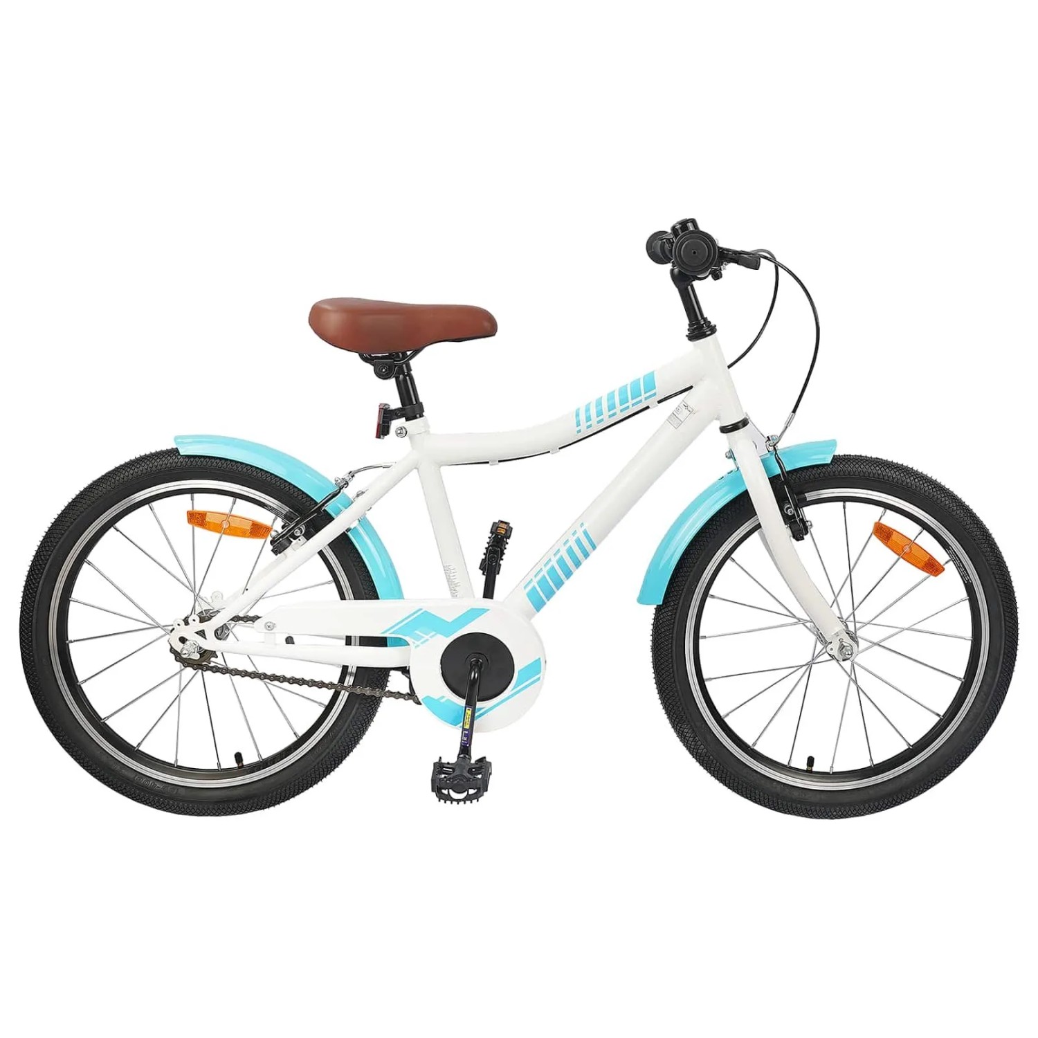 vidaXL Kinderfahrrad 18 Zoll für 5-7 Jahre Alt Himmelblau 42009558