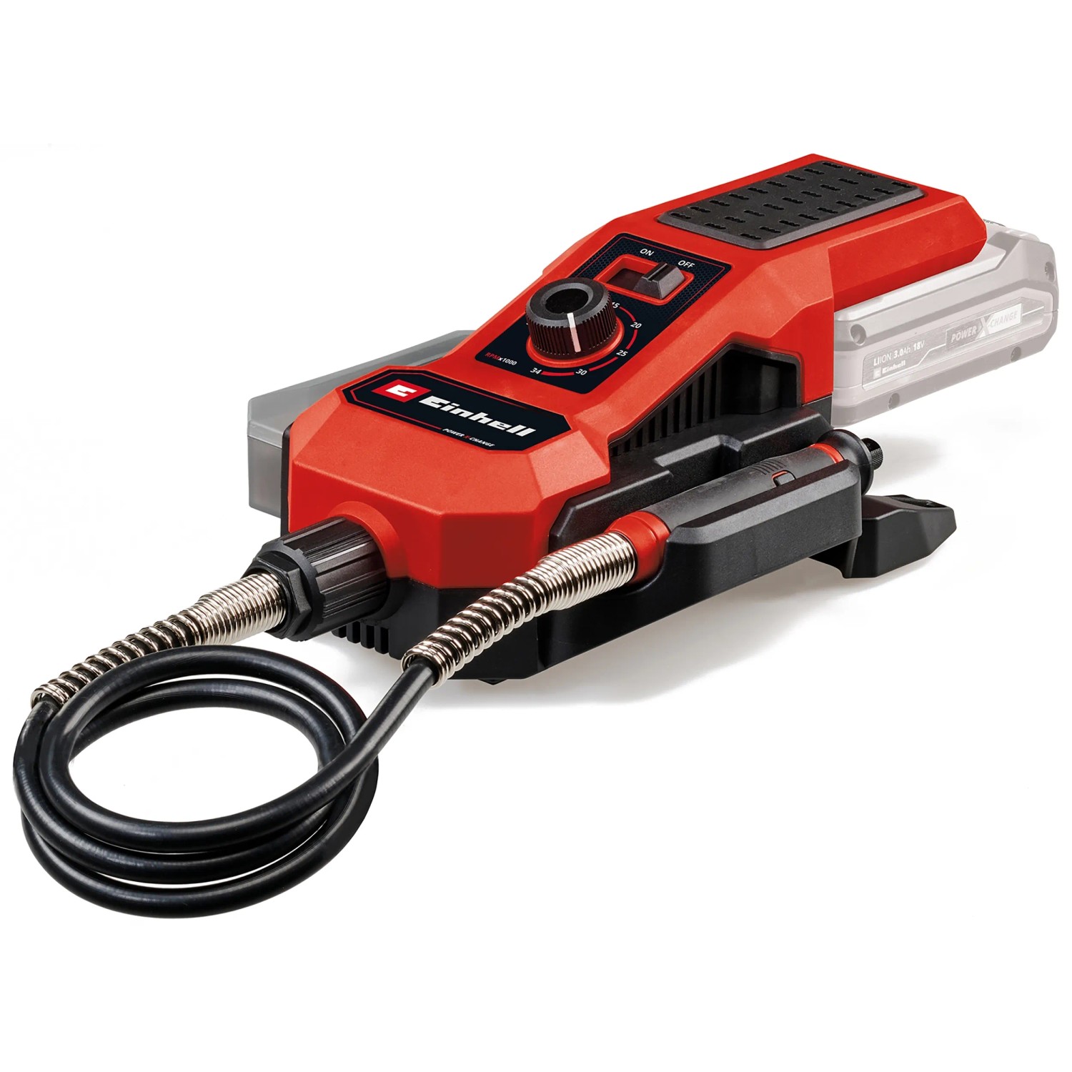 Einhell Akku-Schleif-/Gravur-Werkzeug TE-MT 18/34 Li-Solo mit flexibler Welle, ohne Akku.