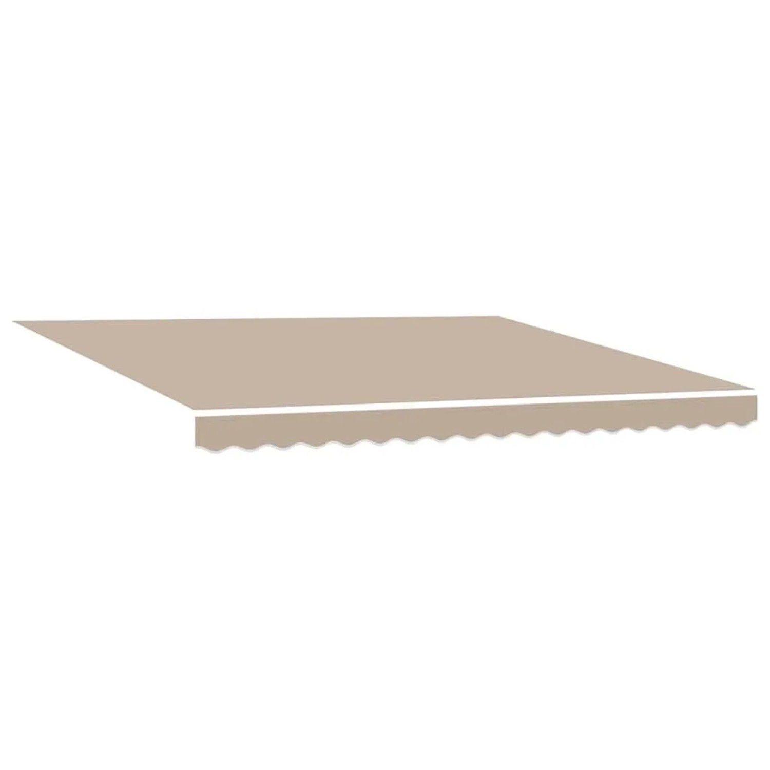vidaXL Einziehbare Markise mit Beige 400 x 300 cm Stoff 3330608_6