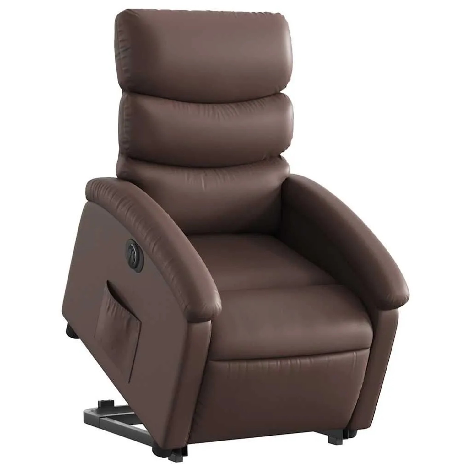 vidaXL Relaxsessel mit Aufstehhilfe Elektrisch Braun Kunstleder 3204056