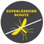 Symbol für zuverlässigen Insektenschutz, Moskitonetz für Fenster.