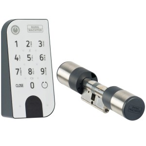Burg-Wächter ENTRYeasy 7601 PIN: Elektronisches Türschloss-Set mit Pincode und Notschloss.
