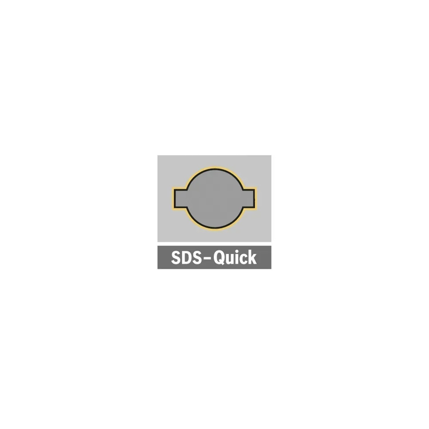 Symbol für Bosch Betonbohrer SDS Quick Aufnahme.