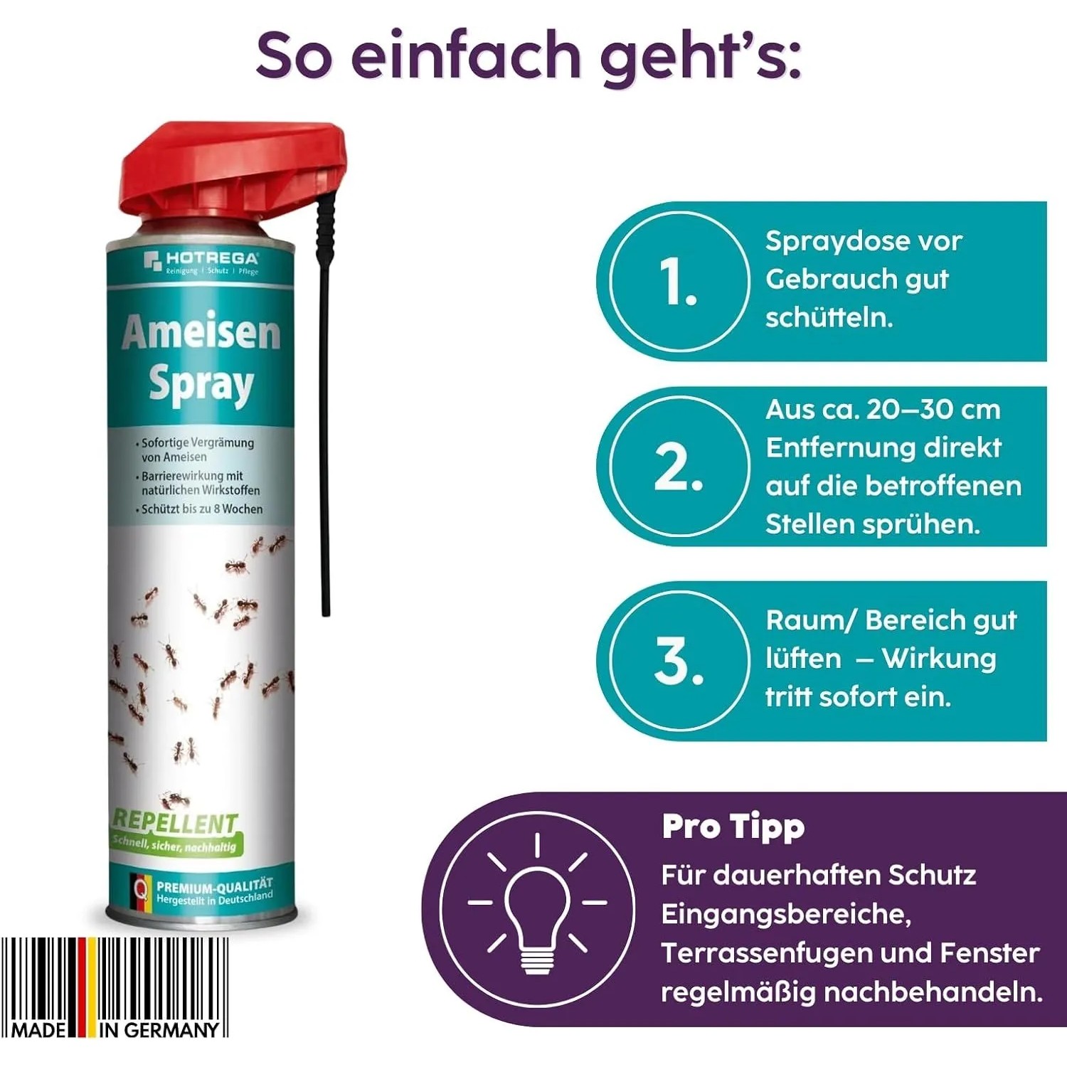 Hotrega Ameisenspray Repellent 600 ml_4