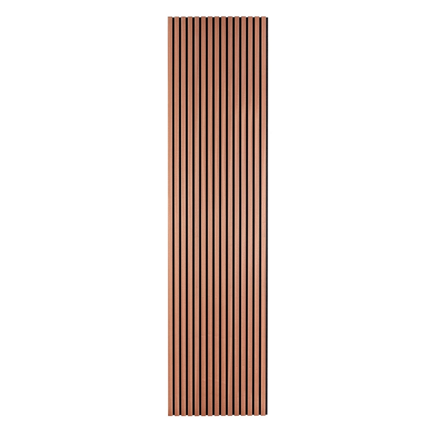Akustikpaneel Mahagoni MDF Schwarz Filz Schwarz 60 cm x 300 cm FSC®