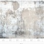 Erismann Fototapete Industria Grau, Motiv einer grauen Industriewand mit Rissen, 500x270cm