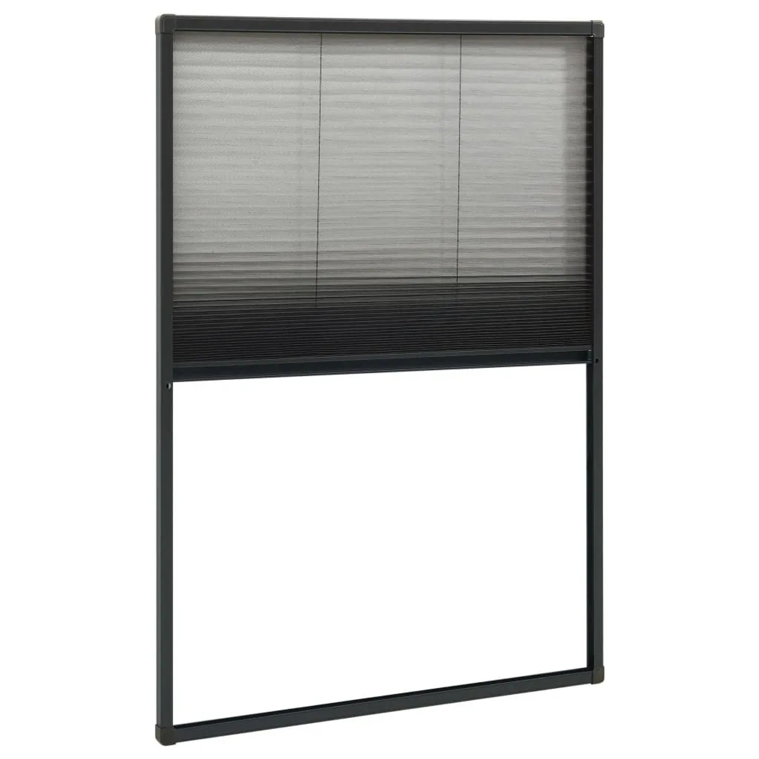 vidaXL Insektenschutz-Plissee für Fenster Aluminium Anthrazit 80x160cm 148668_4