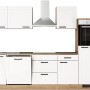 Flex-Well Exclusiv Küche 2320-016 Julia 280 cm Weiß matt-Cosmopolitan Eiche_3