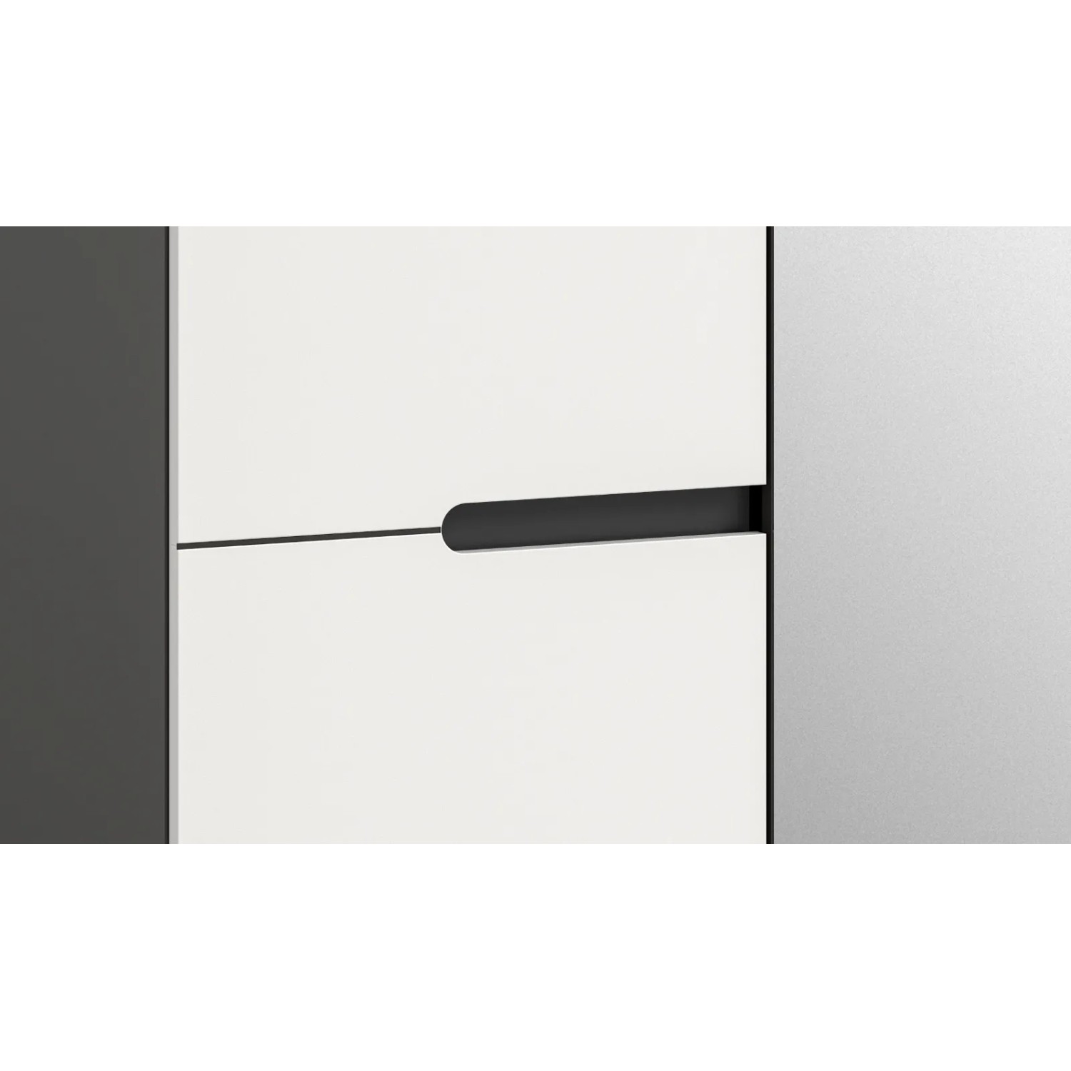 Inn.Furn Garderoben-Set 4-teilig in Weiß und Grau 160 cm Cooper_4