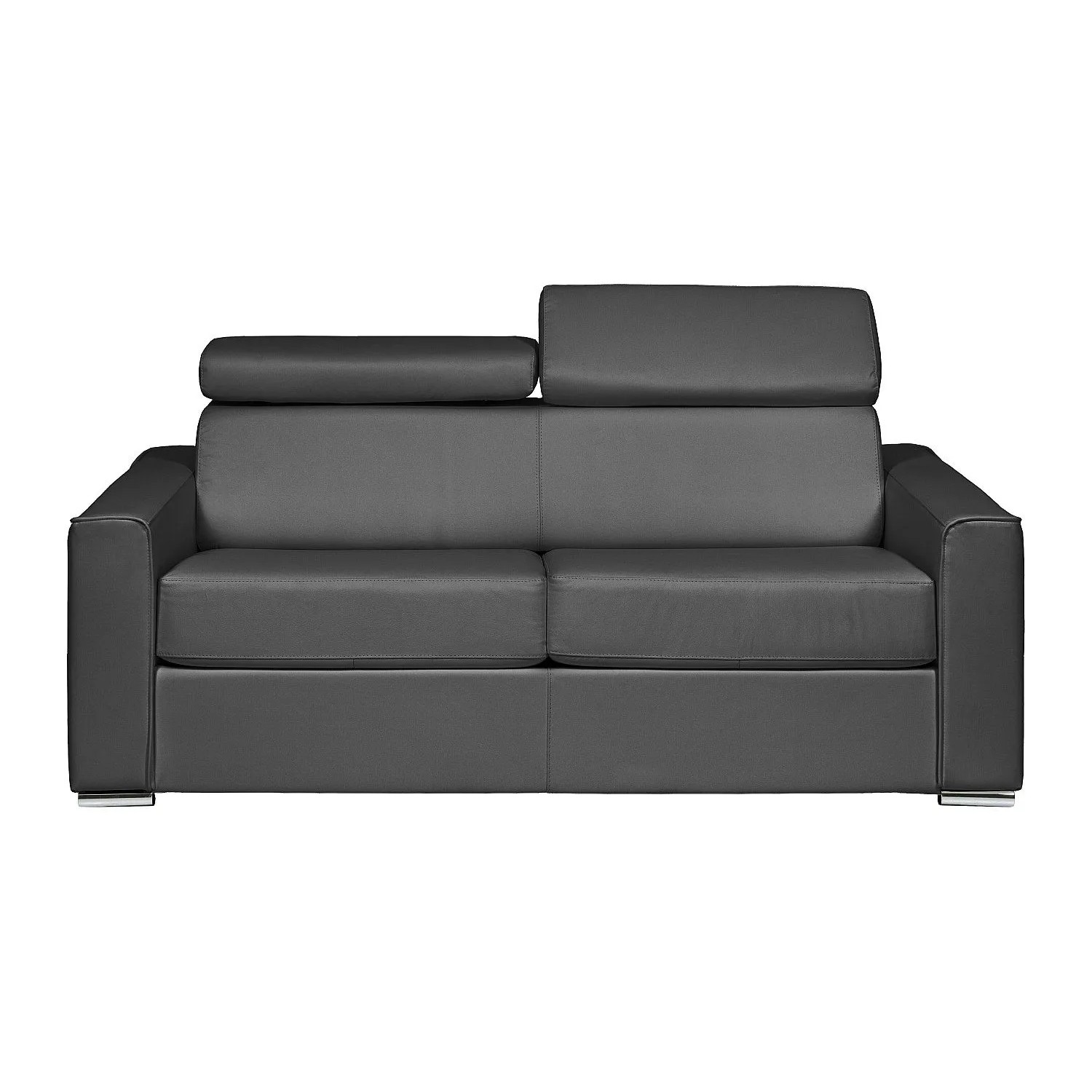 Vente-unique Schlafsofa Vizir Grau 216 cm